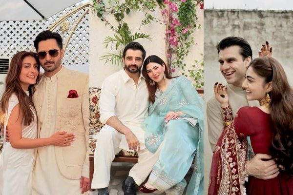 پاکستانی سٹارز نے اپنے ساتھیوں کے ساتھ عیدالفطر کے پیار بھرے لمحات شیئر کیے