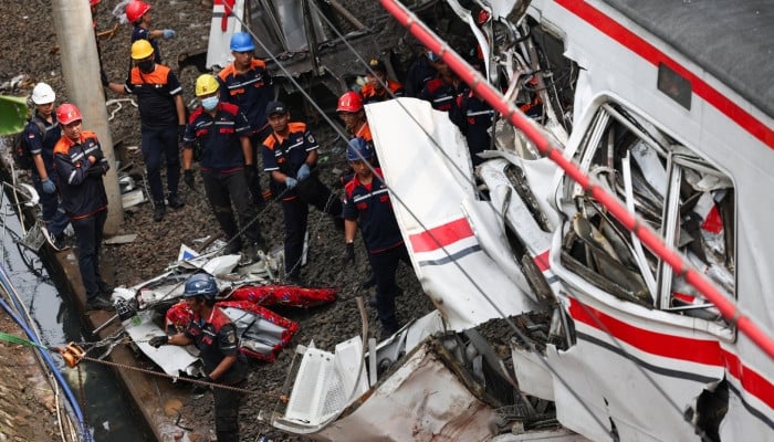 Indonesia Train Crash Kills 14, Injures 84 Near Jakarta