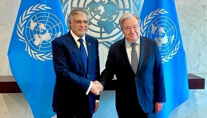 Pakistan Deputy PM, UN Chief Discuss Middle East Tensions