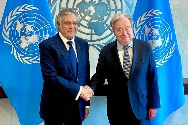 مشرق وسطیٰ کی بڑھتی ہوئی کشیدگی: اسحاق ڈار اور گوتریس کی اہم ملاقات